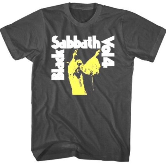 Bravado Other - Distressed Black Sabbath Vol 4 Gray Shirt